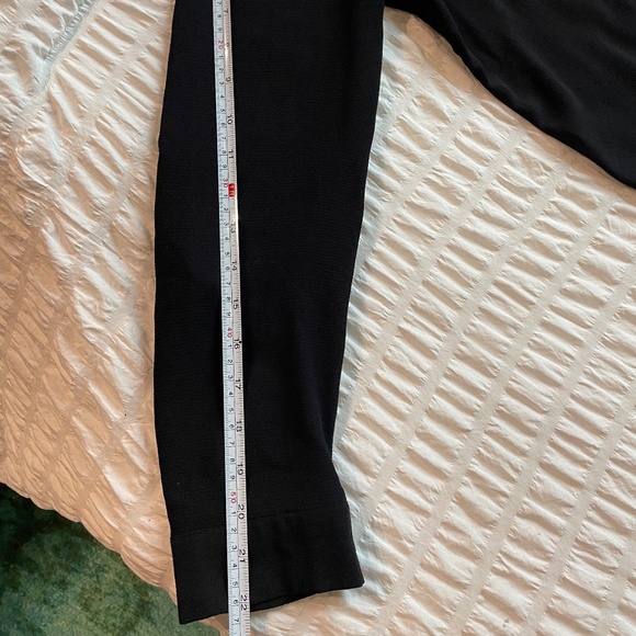 🌟Timing Black Button Front Tunic Blouse Women’s Size Large Roll Tab Sleeve - Picture 7 of 10